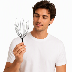 Massaggiatore per la <span class=keywords><strong>Testa</strong></span> a 28 Artigli in ABS e Acciaio Inossidabile per il Relax - Product Image 5