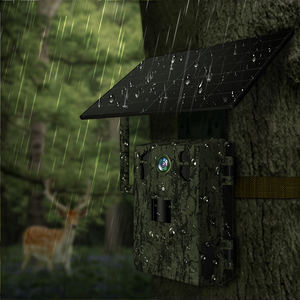 Caméra de surveillance de sentier JerderFo H6 H2 Ucon Cellular 4G, caméra de chasse en plein air, caméra de sentier pour la <span class=keywords><strong>faune</strong></span>, 940 sans flash, panneaux solaires - Product Image 1