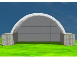 Fabricante Chino de Carpas de Almacenamiento Portátiles de Lona de PVC Resistentes al Viento de Construcción Rápida - Product Image 2