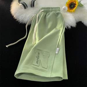 Pantaloncini all'ingrosso in maglia taglie forti in poliestere in bianco pantaloncini da basket da <span class=keywords><strong>uomo</strong></span> 100% <span class=keywords><strong>pantaloni</strong></span> <span class=keywords><strong>corti</strong></span> in poliestere Casual <span class=keywords><strong>con</strong></span> tasca - Product Image 3