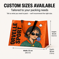 Sac en PP tissé laminé imperméable avec impression couleur du logo, taille personnalisée, sac de shopping brillant pour boutique et commerce de détail