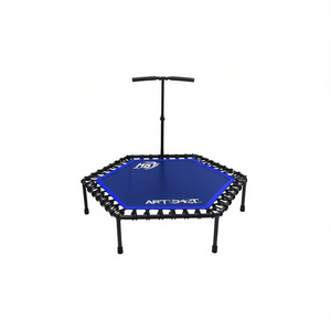 Trampoline bleu de 45 pouces avec cordes élastiques et accoudoirs, 114 cm, catégorie de produit - Product Image 1