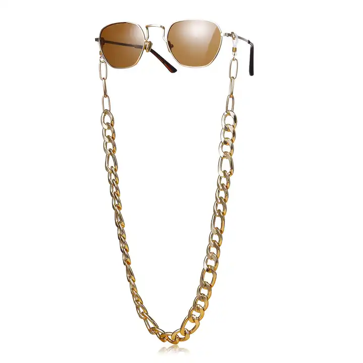 vriua fashion womens gold eyeglass chains