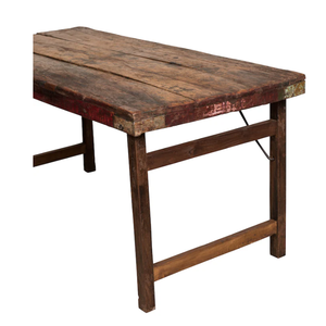 Mesa de Comedor Portátil Tradicional de Madera Maciza, Muebles Contemporáneos para Comedor, Ecológicos, para Hogar, Hotel, Restaurante, Comerciales - Product Image 2