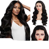 Meilleure vente perruque sans couture perruque avant de lacet perruque avant complète perruque pleine tête de cheveux humains