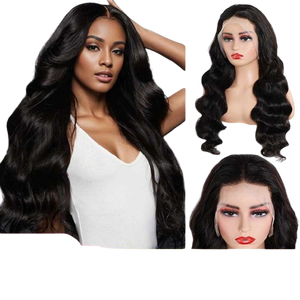 Parrucca senza cuciture più venduta parrucca frontale in pizzo parrucca frontale piena testa <span class=keywords><strong>capelli</strong></span> umani - Product Image 1