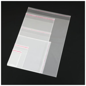 Último precio de promoción Envasado de alimentos Bolsas de plástico resellables Bolsas transparentes OPP BOPP <span class=keywords><strong>con</strong></span> <span class=keywords><strong>grifo</strong></span> de pegamento - Product Image 2