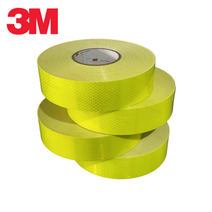 แผ่นสะท้อนแสงแบบปริซึม 3M 4083 ของแท้ ฟิล์มสะท้อนแสงสีเหลืองแบบยึดติดด้วยตัวเอง พิมพ์ลายตามสั่งสำหรับป้ายจราจร ป้องกันรังสียูวี - Product Image 1