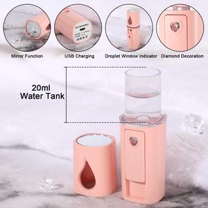 Vaporizador Facial de Alta Calidad, Humidificador Portátil Recargable, Vaporizador Facial Mini Nano - Product Image 4