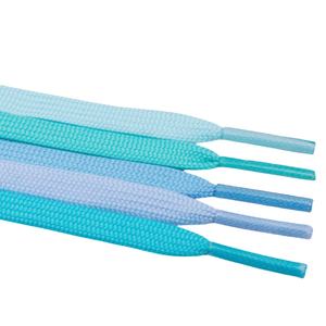 Cordones planos de poliéster para correr de Color sólido de alta calidad Cordones de cuerda gruesa para <span class=keywords><strong>AF1</strong></span> - Product Image 3