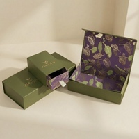 Boîtes de soins de la peau en carton recyclé haut de gamme personnalisées, boîte cadeau magnétique pliable pour bijoux, cosmétiques, emballage de luxe, dorure à chaud