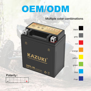 Popular mejor calidad precio de fábrica <span class=keywords><strong>KAZUKI</strong></span> 12N7L-BS 12V 7Ah SMF motocicleta batería de plomo ácido con 2,3 Kgs - Product Image 4