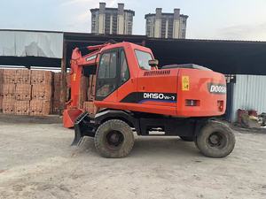 รถขุดล้อยางมือสอง Doosan DH150W-7 จากเกาหลี เครื่องจักรก่อสร้างขนาดเล็ก สภาพ 95% พร้อมมอเตอร์ปั๊มคุณภาพสูงสำหรับขาย - Product Image 4