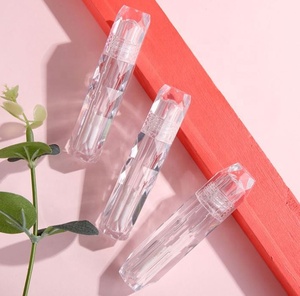 Tube à lèvres transparent en forme de losange de 2,5 ml, tube à lèvres DIY, tube à gloss - Product Image 3
