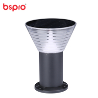 Lampu Taman Tenaga Surya Aluminium Bspro IP65 LED Lampu Lanskap 3000K 6500K Pencahayaan Jalur 360 Derajat