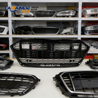 Kit de mise à niveau de calandre en plastique modifiée pour Audi A7/S7/RSQ7 2019-2021 - Nouvelle version OEM