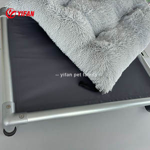 Cama para mascotas de malla Teslin sostenible rápida y seca con esquinas de aluminio con cama para mascotas de alta calidad, cama elevada para perros - Product Image 6