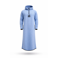 Nouveau design personnalisé 2026 – Thobe émirati et marocain pour homme avec capuche, broderie et impression de logo – Kandura à manches longues pour homme