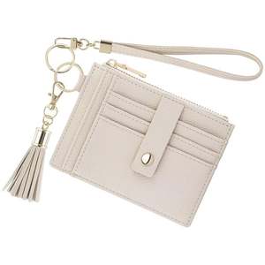 Promotional Gift Anti-Theft Fold Closure Leather Card <b>Holder</b> with Chaand <b>Letter</b> Design for UniseUse - Product Image 6