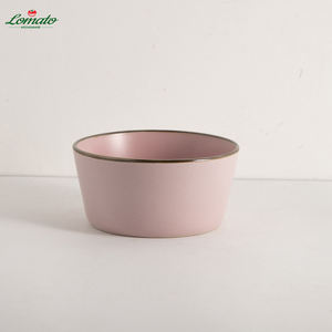 Vaisselle en céramique émaillée de couleur écologique de haute qualité Présentation polyvalente élégante avec technique d'émail de couleur - Product Image 4