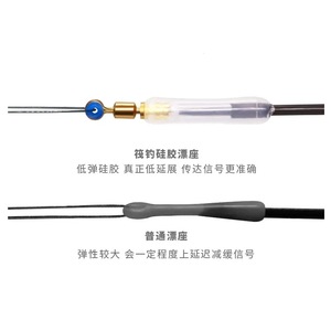 Flotador de Silicona con Perfil en T y Cabeza Giratoria de Cobre, Flotador de Pesca Duradero para Ríos, Tamaños Grande, Mediano y Pequeño - Product Image 3