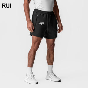 RUIQUWIN pantalones cortos de baloncesto de secado rápido para hombre con logotipo personalizado de verano Pantalones cortos deportivos transpirables para entrenamiento físico - Product Image 1