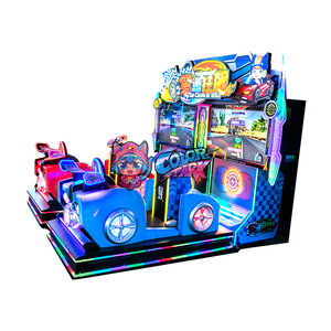 Jeu vidéo de course de voitures avec simulation de mouvement, Colorful Park Curves <span class=keywords><strong>Hurricane</strong></span>, pour deux joueurs - Product Image 2