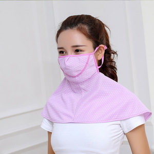 Women Summer Sun Protection Face Mask Extra Large Shawl Neck Cover Upf 50 Outdoor Cycling UV Shield - Product Image 4