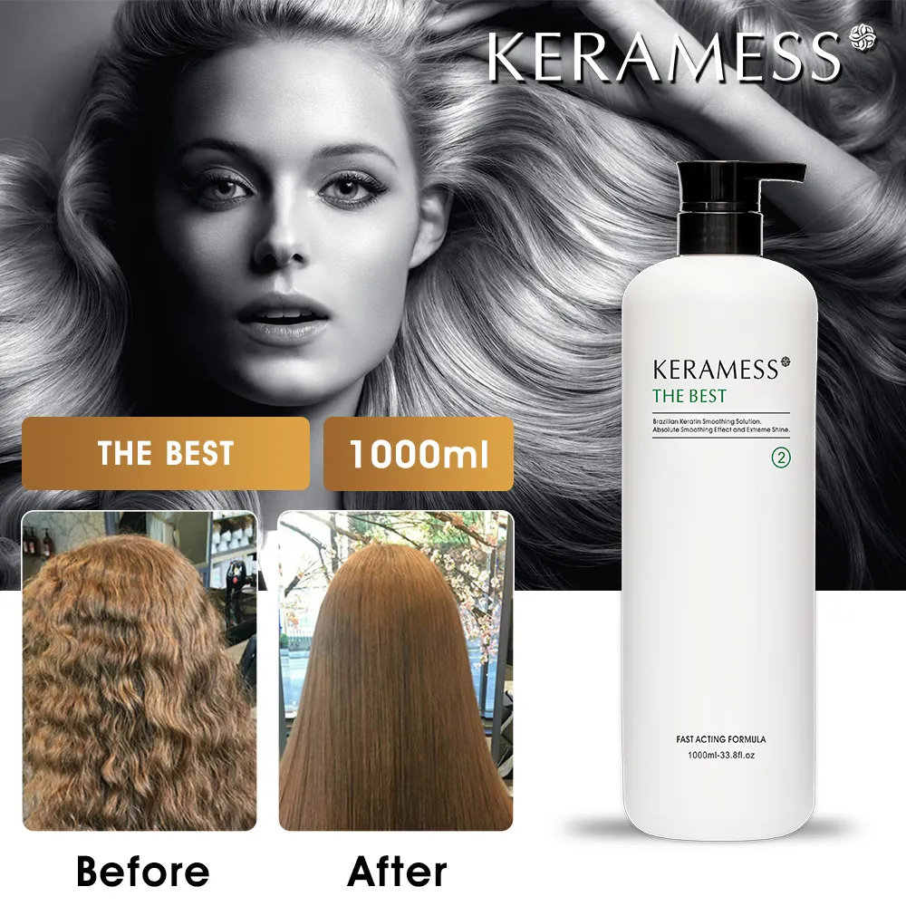 High Smooth Bulk Hair Keratin Glättung brasilia nische Lieferanten Geeignet für alle Arten von natürlichen chemischen und geschädigten Haaren