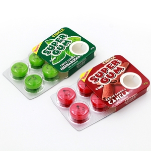 Chine Vente en gros Gomme à mâcher personnalisée colorée à saveur fruitée Confiture de fruits sucrés Bubble Gum en vrac Boîtes Sacs Bouteilles - Product Image 1