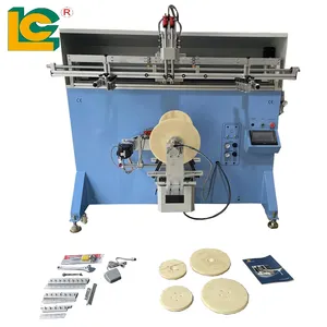 LC Brand Screen Printing Machine For Emulsion Paint Barrel with PLC control system serigraphy printer for bucket