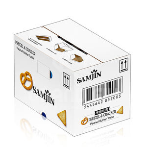 Caja de Exhibición de Cartón Corrugado Plegable Reciclable con Diseño Personalizado, Relieve y Recubrimiento UV para Galletas, Papas Fritas y Productos para Bebés - Product Image 3