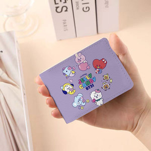 Kpop Idol Cartoon rijbewijzen beschermhoes bankkaarten opberghoes beschermhoes lederen schede ID-kaarthouder verzamelboek - Product Image 6