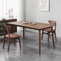 Chaise de salle à manger en bois de chêne massif nordique, design minimaliste moderne européen, durable, pour la salle à manger à domicile