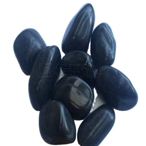 White <strong>Polished</strong> Natural <strong>Stone</strong> Cobbles &amp; Pebbles <strong>River</strong> Rock Garden Landscaping - Product Image 2