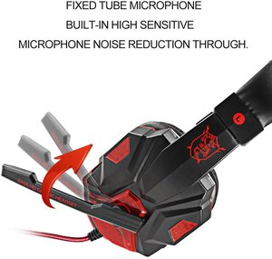 Casque de jeu pour PC avec haut-parleur de 40 mm, le plus populaire, bon marché et de haute qualité, compatible avec tous les meilleurs et les moins chers, avec LED - Product Image 5