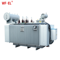 Transformateur de distribution électrique immergé dans l'huile de qualité supérieure en cuivre 30kVA-2500kVA S11-S13 avec changeur de tension à 5 positions Dyn11 Yd11 Dyn0
