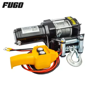 Giá tốt 3500lbs xách tay điện mini winch 12V 24V với điều khiển từ xa cho SUV Xe tải