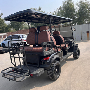 Nouveau chariot de golf électrique 2 + 2/4 places/buggy système de batterie au lithium certifié CE parcours de golf 90km de conduite kilométrage équipé de queue - Product Image 5