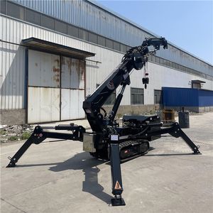 1.2 Ton 3 Ton 5 Ton 10ton Mini Spider Crane Long Boom Spider Lift Telescopic Boom Automatic Crawler Spider Crane with CE - Product Image 4