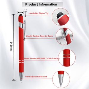 Bolígrafo de Metal con Logotipo Personalizado para Regalos Empresariales, Publicidad, Obsequios de Oficina, Bolígrafo de Viaje de Aluminio para Teléfono Móvil - Product Image 3