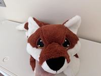 Quantité minimale de commande bas sur mesure petit intelligent activé pondéré chaud PP coton maille renard peluche peluche jouets bébé réconfortant cadeau de pâques