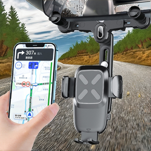 2025 <span class=keywords><strong>Amazon</strong></span> vente chaude 360 support de <span class=keywords><strong>téléphone</strong></span> de voiture rotatif <span class=keywords><strong>téléphone</strong></span> portable stable avec support d'enregistreur de conduite de rétroviseur en plastique - Product Image 2
