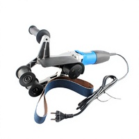 Ponceuse à bande industrielle portable G-Max en acier inoxydable pour polissage de tuyaux, bricolage, détaillage de tubes, 220V, diamètre de roue 40x760mm