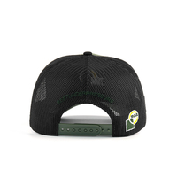 Topi Trucker Baseball 5 Panel kualitas tinggi untuk pria topi olahraga Gorras jaring pria bordir Logo kustom untuk kinerja Gorras