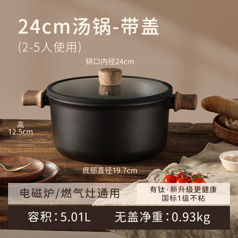 24cm lidded saucepan
