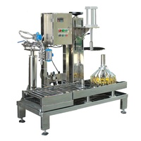 Machine de remplissage et de bouchage semi-automatique pour aérosols liquides, parfums, sprays corporels, boissons, haute précision, en acier inoxydable