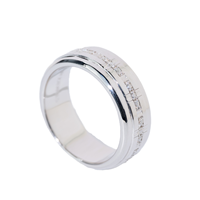 Cincin Kawin Berlian Buatan Laboratorium 0.4CT VVS Potongan Brilian Bersertifikat IGI Berkualitas Tinggi Perak Sterling 925 Emas Putih