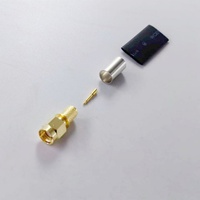 Conector Coaxial SMA Macho (plug) para Cable LMR240 CNT240 de Baja Pérdida
