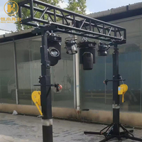 Torre Elevadora Portátil de Acero de 6M con Capacidad de Carga de 250KG para Pantallas LED, Luces de Escenario, Altavoces Line Array y Estructuras de Truss